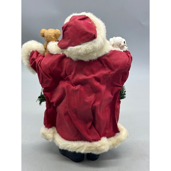 kirkland Christmas Santa Claus Figurine bear dog toys Accents & Holiday Decor - Picture 6 of 10